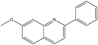 7-METHOXY-2-PHENYLQUINOLINE Struktur