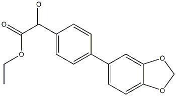 ETHYL 4-[3,4-(METHYLENEDIOXY)PHENYL]BENZOYLFORMATE