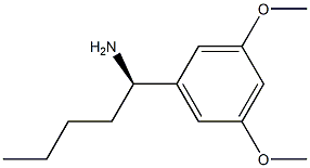 (1R)-1-(3,5-DIMETHOXYPHENYL)PENTYLAMINE Struktur