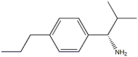 (1S)-2-METHYL-1-(4-PROPYLPHENYL)PROPYLAMINE Struktur