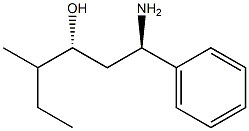 (1R,3R)-1-AMINO-4-METHYL-1-PHENYLHEXAN-3-OL Struktur