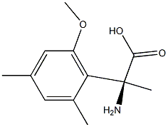 (2S)-2-AMINO-2-(6-METHOXY-2,4-DIMETHYLPHENYL)PROPANOIC ACID Struktur