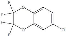 6-CHLORO-2,2,3,3-TETRAFLUORO-2,3-DIHYDRO-BENZO[1,4]DIOXINE Struktur