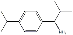 (1S)-2-METHYL-1-[4-(METHYLETHYL)PHENYL]PROPYLAMINE Struktur