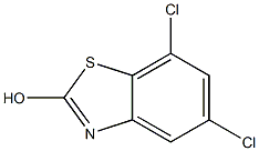 5,7-DICHLORO-2-HYDROXYBENZOTHIAZOLE Struktur