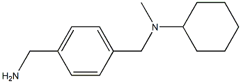 N-[4-(AMINOMETHYL)BENZYL]-N-CYCLOHEXYL-N-METHYLAMINE Struktur