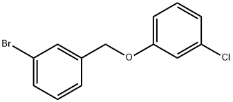 3-BROMOBENZYL-(3-CHLOROPHENYL)ETHER Struktur