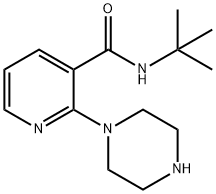 N-TERT-BUTYL-2-PIPERAZIN-1-YL-NICOTINAMIDE Struktur