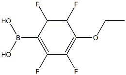 4-ETHOXY-2,3,5,6-TETRAFLUOROPHENYLBORONIC ACID Struktur