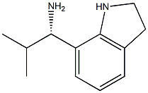 (1S)-1-INDOLIN-7-YL-2-METHYLPROPYLAMINE Struktur