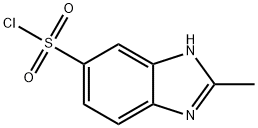 2-METHYL-1H-BENZIMIDAZOLE-6-SULFONYL CHLORIDE Struktur