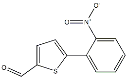 5-(2-NITROPHENYL)THIOPHENE-2-CARBALDEHYDE Struktur