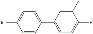 4-BROMO-4'-FLUORO-3'-METHYLBIPHENYL Struktur