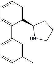 (2R)-2-[2-(3-METHYLPHENYL)PHENYL]PYRROLIDINE Struktur