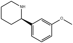 (R)-2-(3-METHOXYPHENYL)PIPERIDINE Struktur