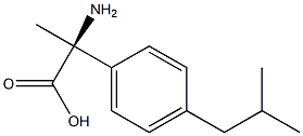 (2S)-2-AMINO-2-[4-(2-METHYLPROPYL)PHENYL]PROPANOIC ACID Struktur