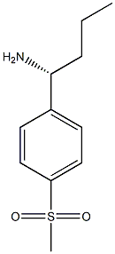 1-((1R)-1-AMINOBUTYL)-4-(METHYLSULFONYL)BENZENE Struktur