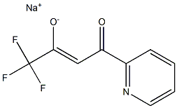 SODIUM 1,1,1-TRIFLUORO-4-OXO-4-PYRIDIN-2-YLBUT-2-EN-2-OLATE Struktur