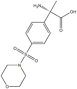 (2S)-2-AMINO-2-[4-(MORPHOLIN-4-YLSULFONYL)PHENYL]PROPANOIC ACID Struktur