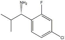 (1S)-1-(4-CHLORO-2-FLUOROPHENYL)-2-METHYLPROPYLAMINE Struktur