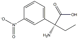 (2R)-2-AMINO-2-(3-NITROPHENYL)BUTANOIC ACID Struktur