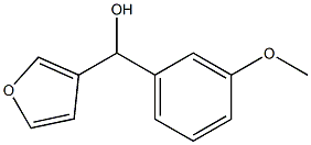 3-FURYL-(3-METHOXYPHENYL)METHANOL Struktur