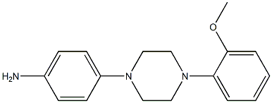 1-(4-AMINOPHENYL)-4-(2-METHOXYPHENYL)PIPERAZINE Struktur