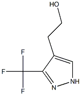 4-(2-HYDROXYETHYL)-3-(TRIFLUOROMETHYL)PYRAZOLE Struktur