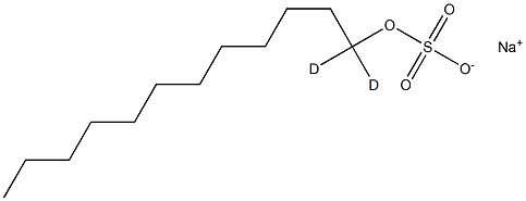 SODIUM DODECYLSULFATE-D2 Struktur