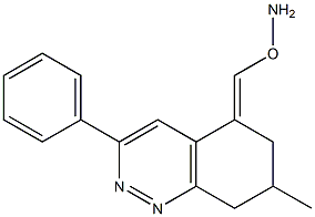 AZAMETHOXY(7-METHYL-3-PHENYL(6,7,8-TRIHYDROCINNOLIN-5-YLIDENE))METHANE Struktur