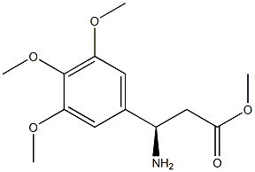 METHYL (3R)-3-AMINO-3-(3,4,5-TRIMETHOXYPHENYL)PROPANOATE Struktur