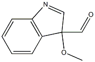 3-METHOXY-3-INDOLECARBOXALDEHYDE Struktur