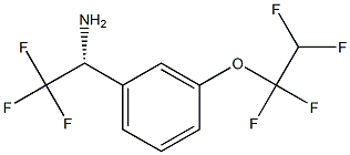 (1R)-2,2,2-TRIFLUORO-1-[3-(1,1,2,2-TETRAFLUOROETHOXY)PHENYL]ETHYLAMINE Struktur