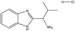 1-(1H-BENZIMIDAZOL-2-YL)-2-METHYLPROPAN-1-AMINE HYDROCHLORIDE Struktur