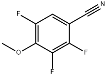 4-METHOXY-2,3,5-TRIFLUOROBENZONITRILE Struktur