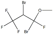 1,2-DIBROMO-1,3,3,3-TETRAFLUOROPROPYL METHYL ETHER Struktur