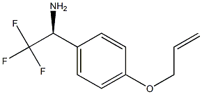 (1S)-2,2,2-TRIFLUORO-1-(4-PROP-2-ENYLOXYPHENYL)ETHYLAMINE Struktur