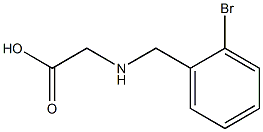 [(2-BROMOBENZYL)AMINO]ACETIC ACID Struktur