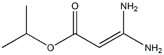 ISOPROPYL 3,3-DIAMINOACRYLATE Struktur