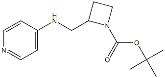 1-BOC-2-[(PYRIDIN-4-YLAMINO)-METHYL]-AZETIDINE Struktur