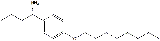 (1S)-1-(4-OCTYLOXYPHENYL)BUTYLAMINE Struktur