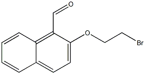 2-(2-BROMOETHOXY)-1-NAPHTHALDEHYDE Struktur