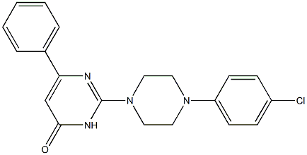 2-[4-(4-CHLOROPHENYL)PIPERAZIN-1-YL]-6-PHENYLPYRIMIDIN-4(3H)-ONE