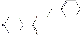 N-(2-CYCLOHEX-1-EN-1-YLETHYL)PIPERIDINE-4-CARBOXAMIDE Struktur