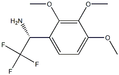 (1R)-2,2,2-TRIFLUORO-1-(2,3,4-TRIMETHOXYPHENYL)ETHYLAMINE Struktur