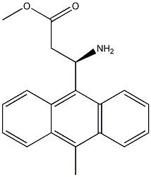 METHYL (3R)-3-AMINO-3-(10-METHYL(9-ANTHRYL))PROPANOATE Struktur