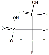 (2,2,2-TRIFLUORO-1-HYDROXY-1-PHOSPHONO)ETHYLPHOSPHONIC ACID Struktur