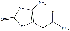 2-(4-AMINO-2-OXO-2,3-DIHYDRO-1,3-THIAZOL-5-YL)ACETAMIDE Struktur