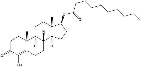 4-HYDROXYTESTOSTERONE DECANOATE Struktur