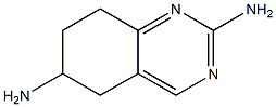 2,6-DIAMINO-5,6,7,8-TETRAHYDROQUINAZOLINE Struktur